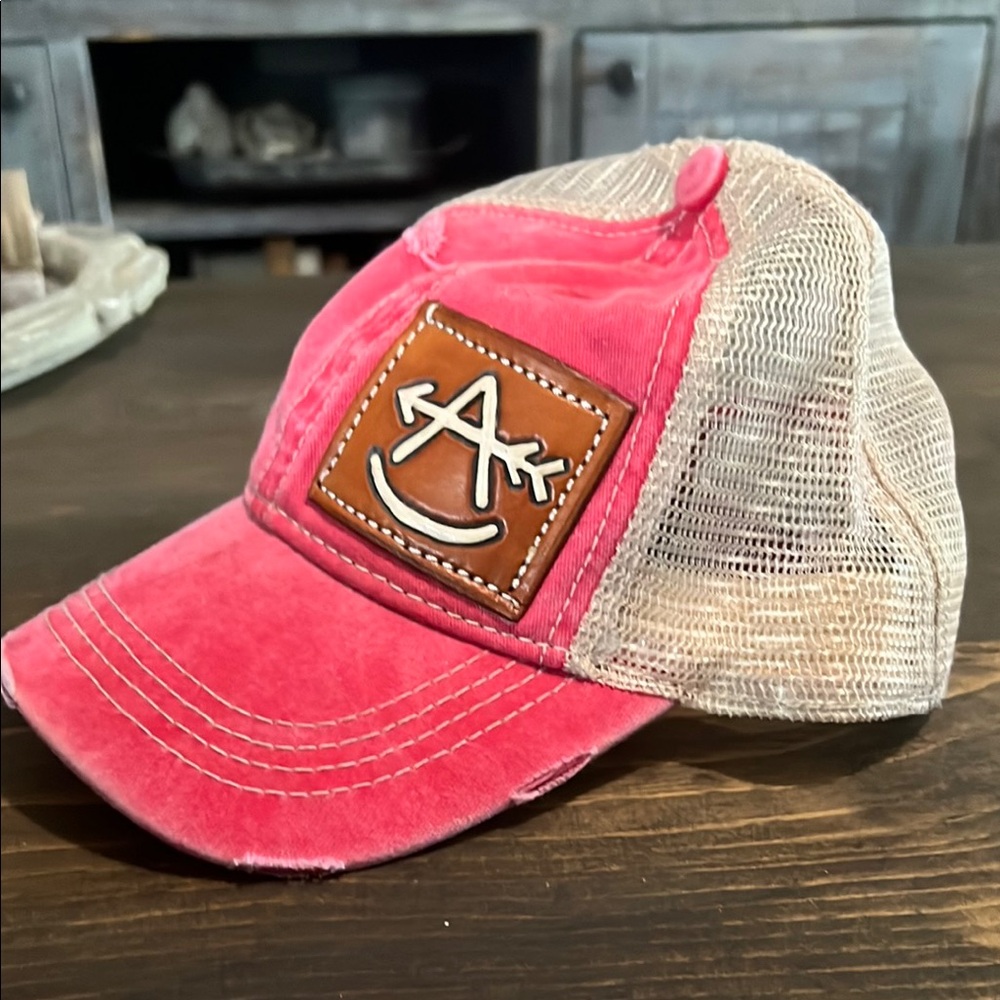 Red CC custom hat - Picture 2 of 4